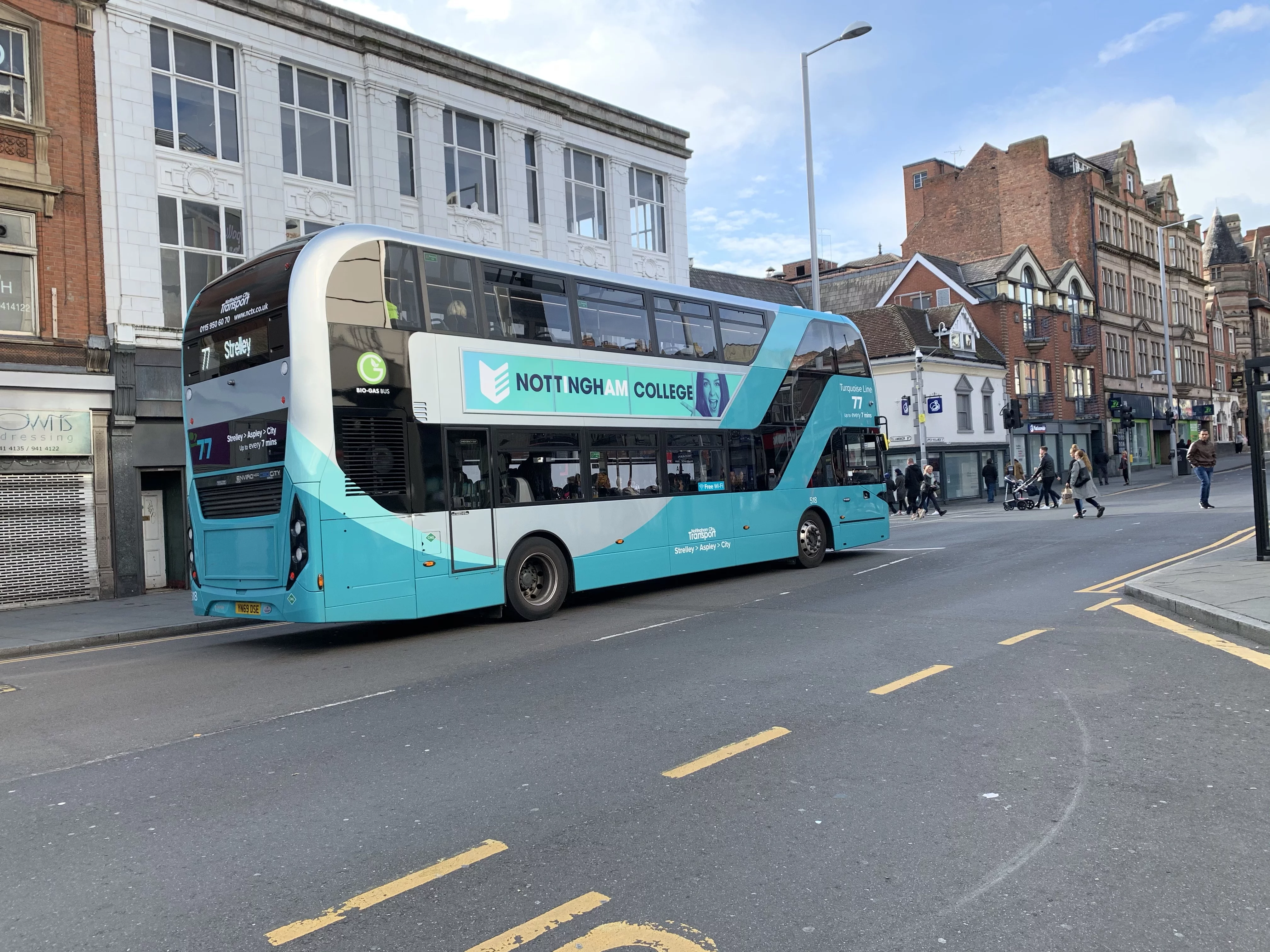Contactless Payments launch on Nottingham City Transport buses