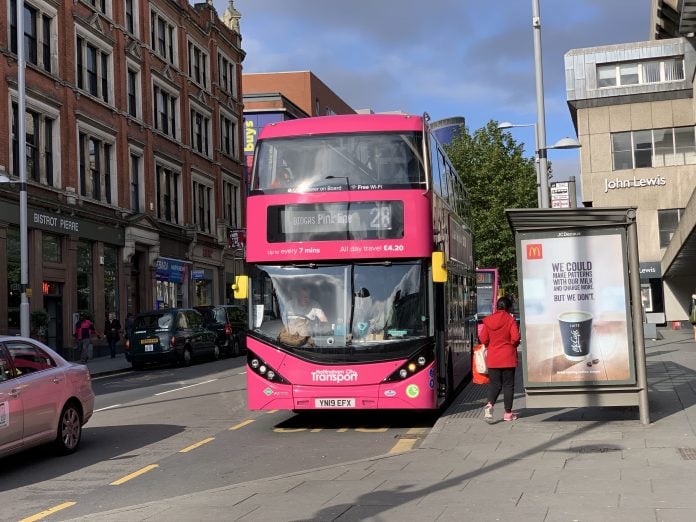 Contactless Payments launch on Nottingham City Transport buses