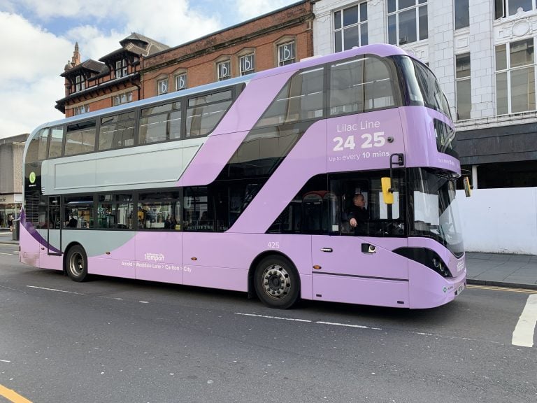Contactless Payments launch on Nottingham City Transport buses