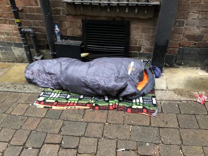 rough sleepers in Nottingham