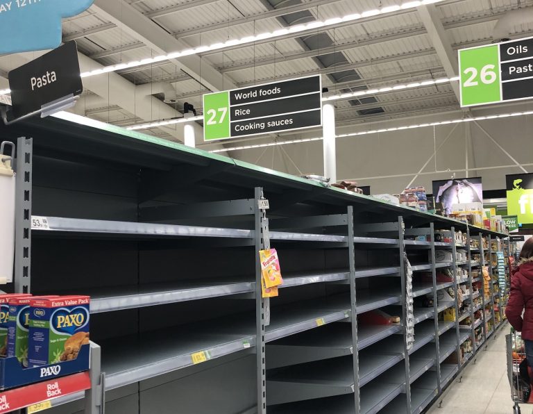 Panic buying toilet rolls and pasta hits West Bridgford as buyers ignore advice