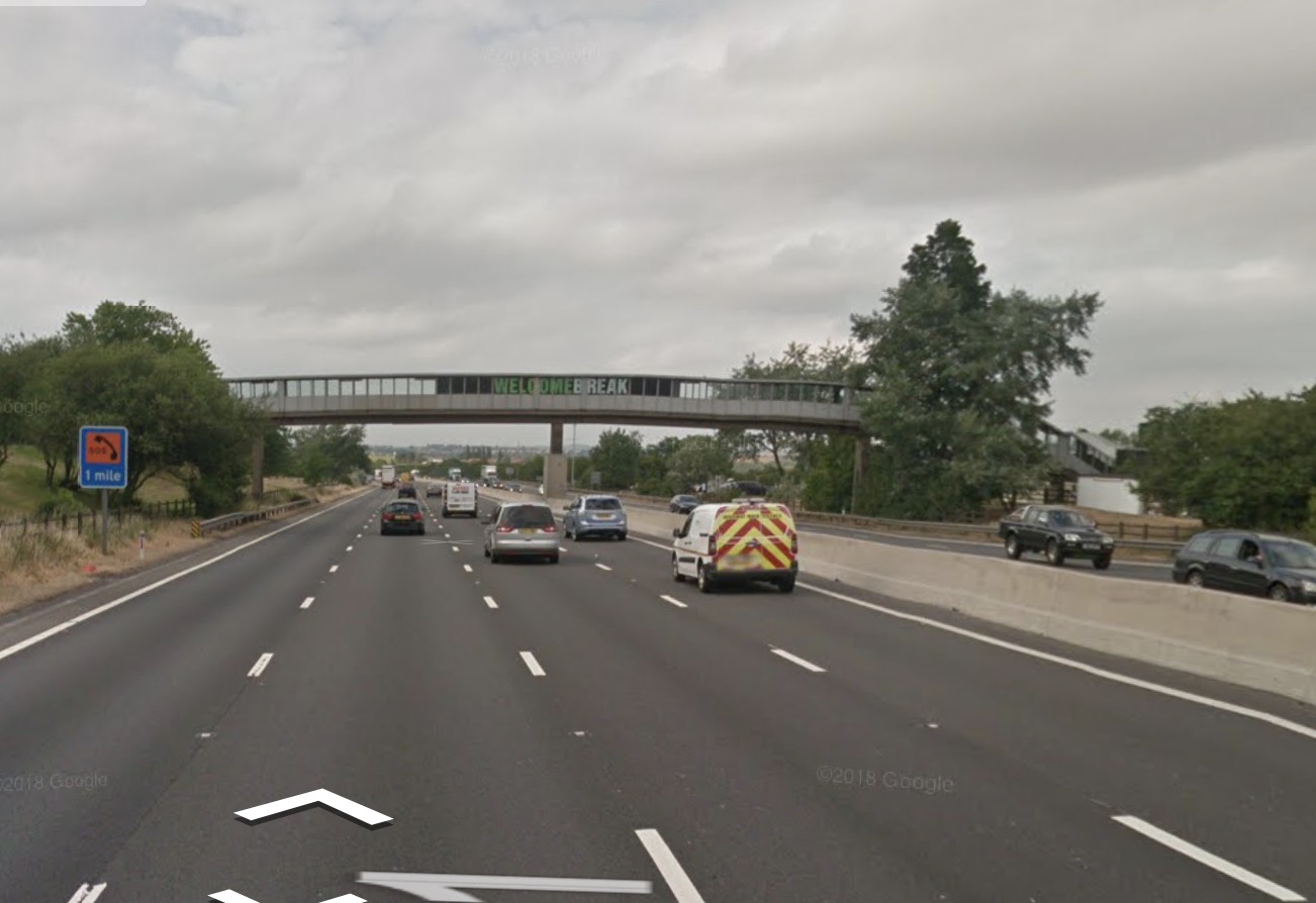 Man dies on M1 motorway - police appeal for dashcam footage | West ...