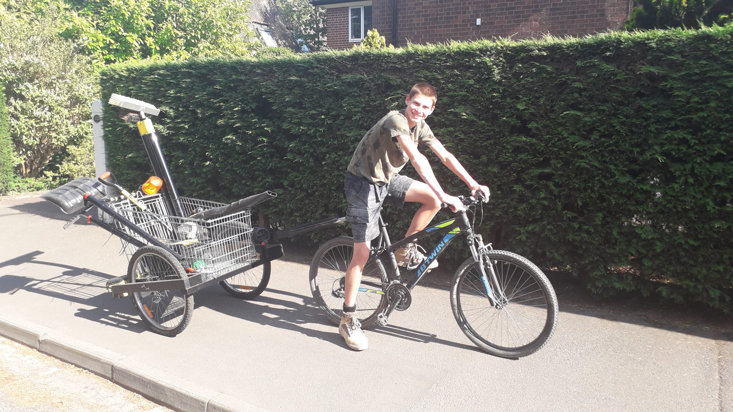 West Bridgford boy builds own trailer and launches gardening business 20200601 170235 scaled