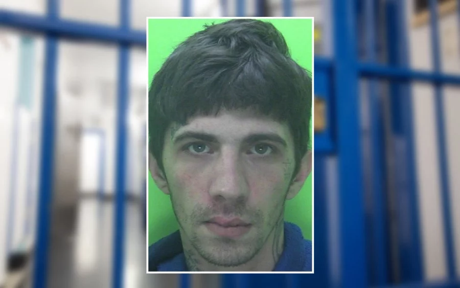 Newark man jailed for five years over firearms offences Jordan Shacklock custody pic new