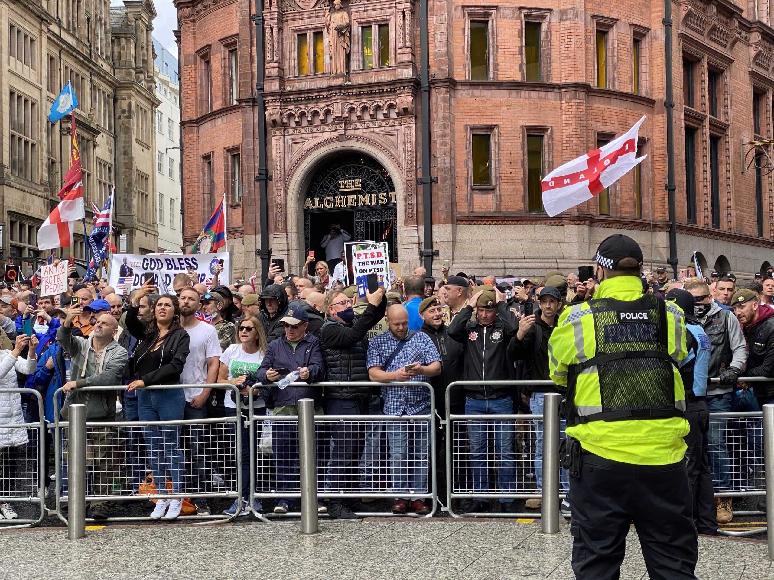 Nottingham city centre brought to a standstill by protests