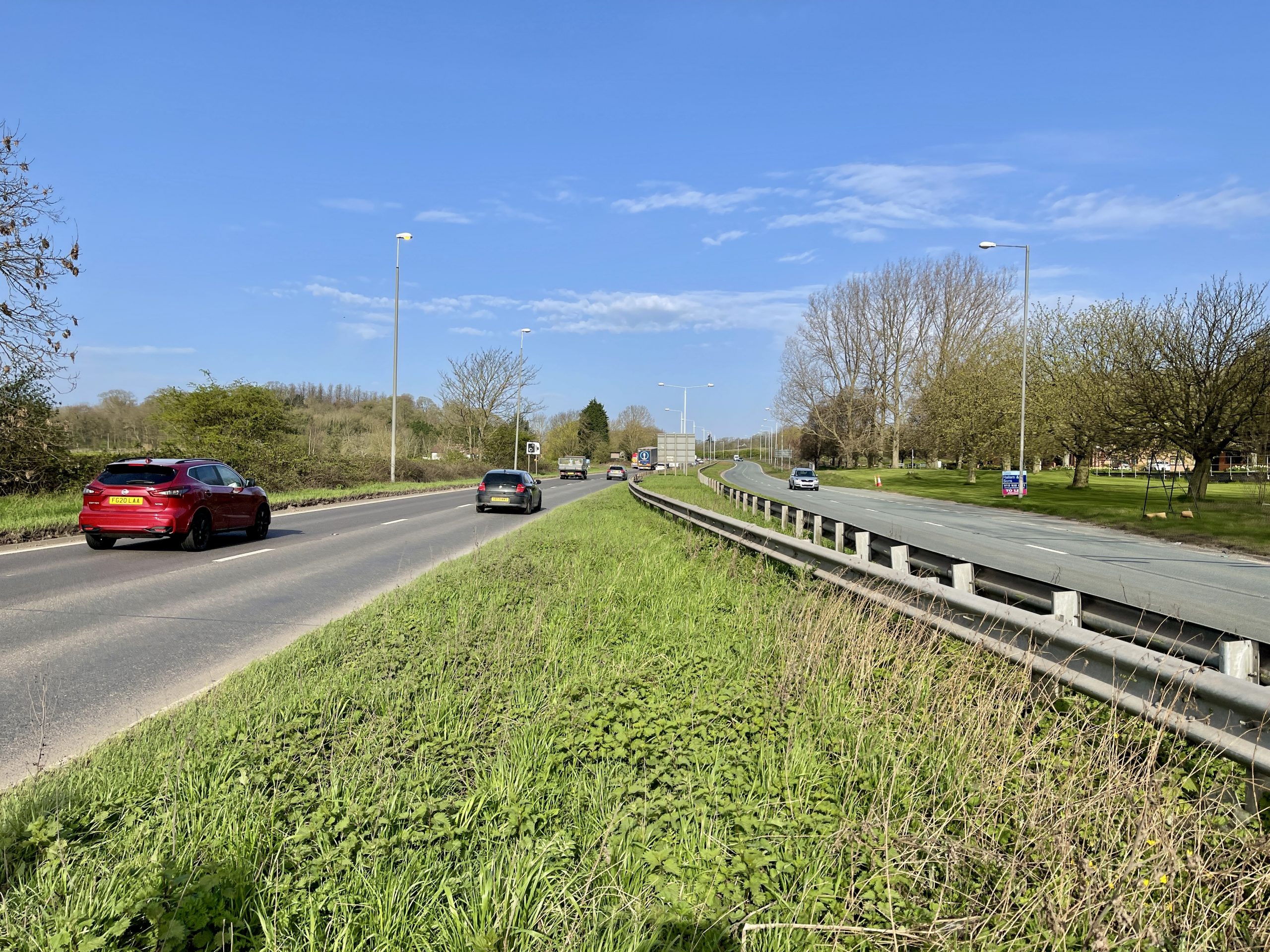 Trees and shrubs cause blind spots for those crossing the A52 © westbridgfordwire.com