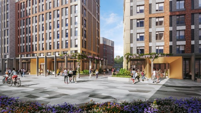 Plans for 702-bed student accommodation at Nottingham's new Island Quarter development
