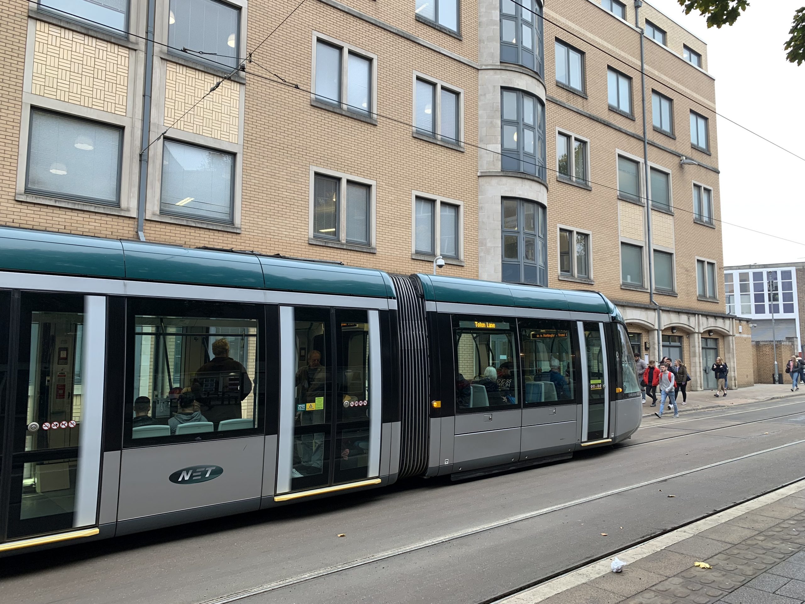 Man taken to hospital after collision with a tram in Nottingham | West ...