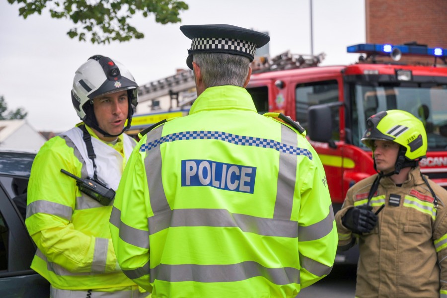 Police rehearse life-saving evacuation methods at Trent Bridge Cricket ...