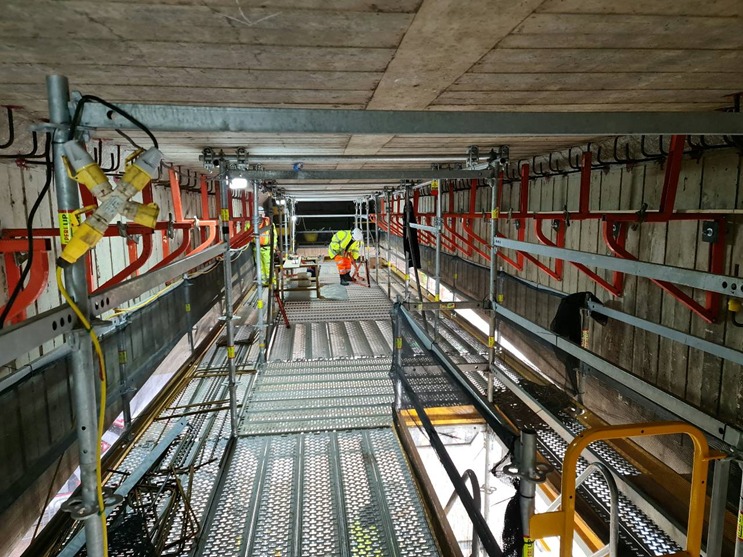 A52 Clifton Bridge on target for November reopening after £20million works Highways England working on Clifton Bridge in July