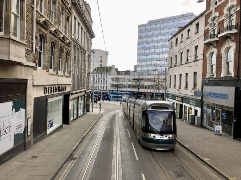 Police incident in city centre closes road affecting trams and buses