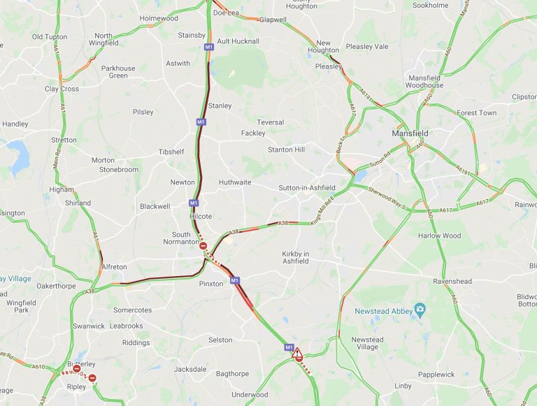 UPDATE M1 Closure: 75-minute delays on M1 southbound