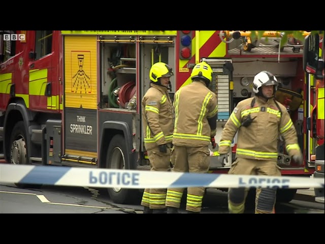 Footage of Nottingham hotel fire as investigation begins
