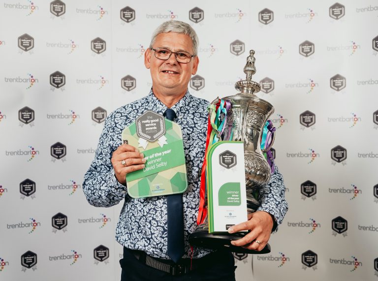 Driver David Selby triumphs at trentbarton awards