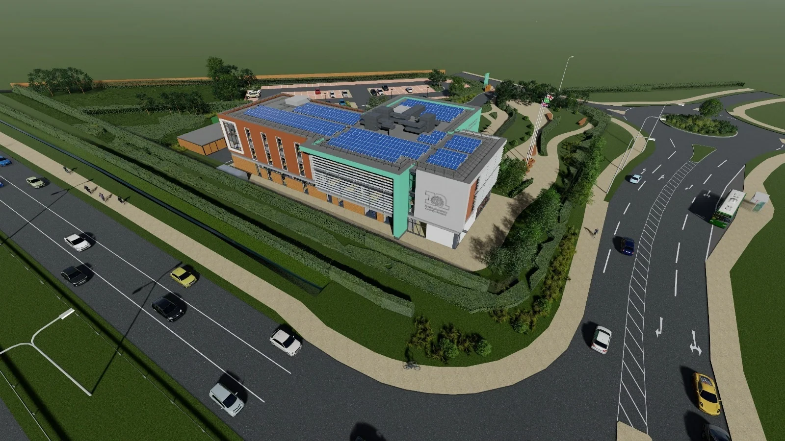 Council plans to leave West Bridgford's County Hall in 2024 An impression of the Top Wighay building 2