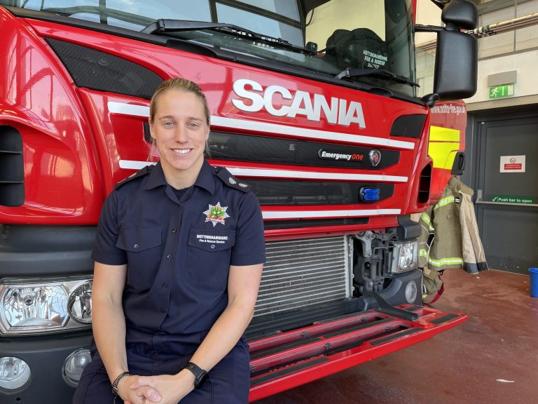 Video: Notts firefighter speaks of huge effort to encourage more women to join service