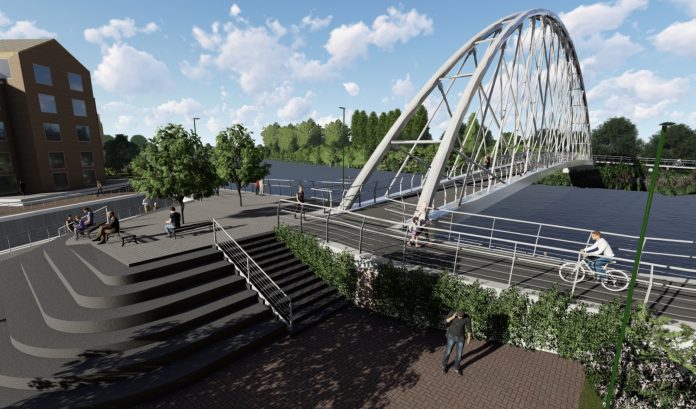 River Trent cycle bridge