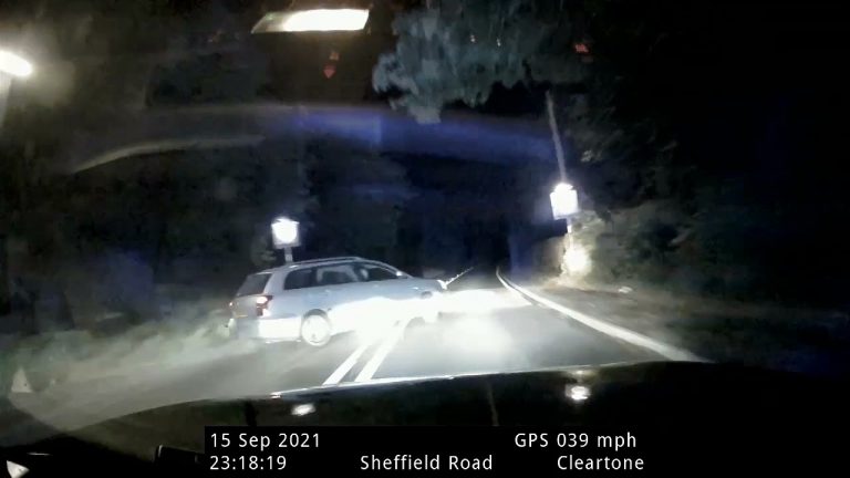 Video: Dramatic footage shows how police end teenager driver’s high-speed rampage through Notts