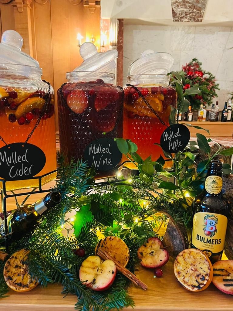 Mulled wine and cider Harlaxton Manor 2022