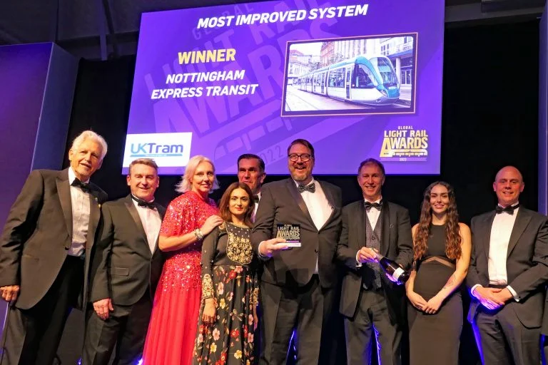 Nottingham’s trams win top industry award