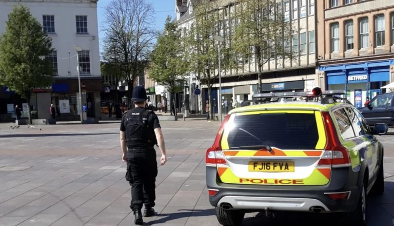 Arrest after man seen ‘waving a knife in the street’