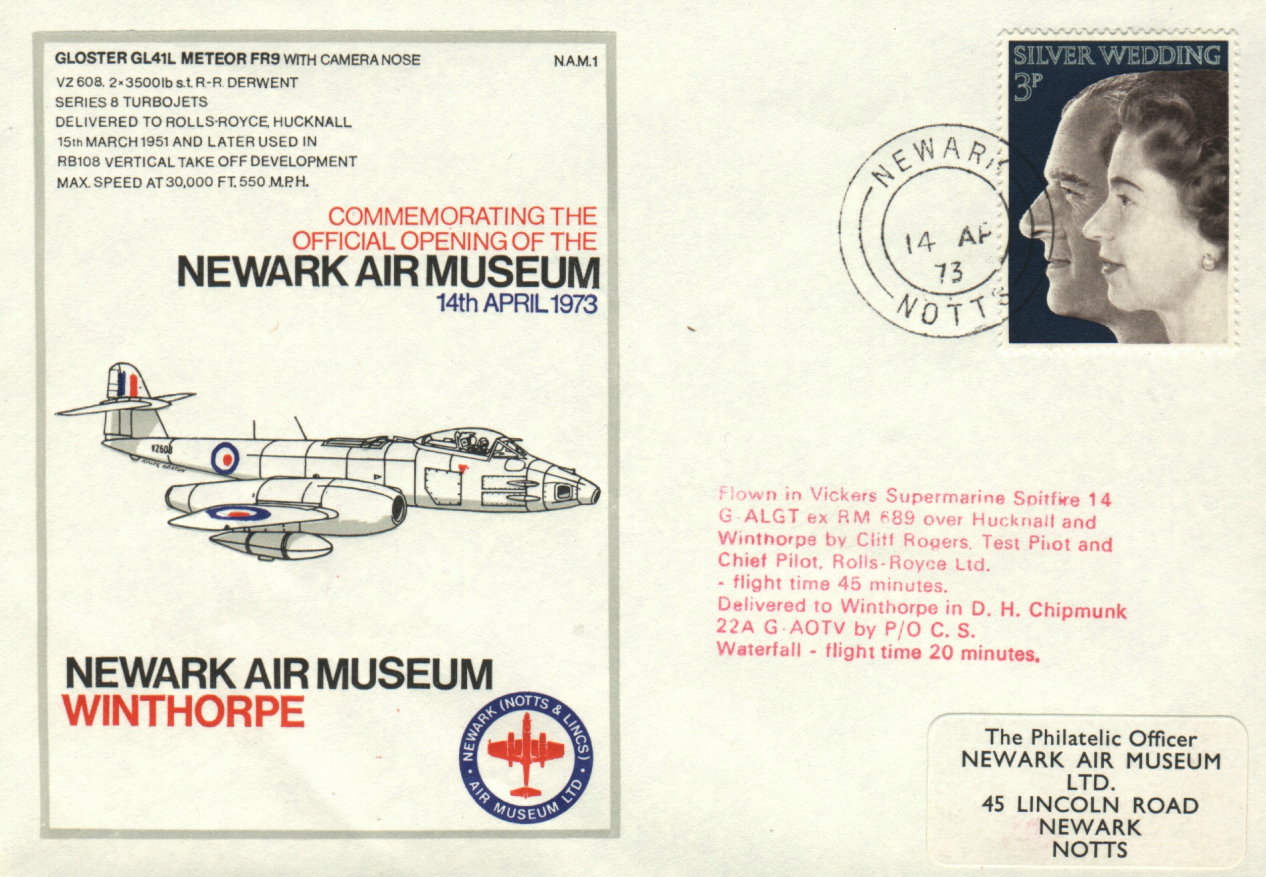 1973 First Day Cover