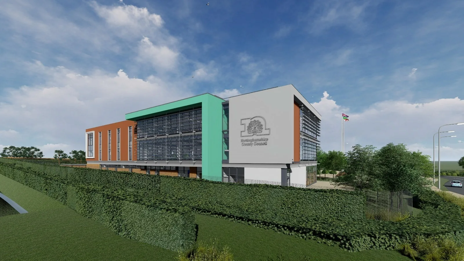 Council plans to leave West Bridgford's County Hall in 2024 An impression of the Top Wighay building 1