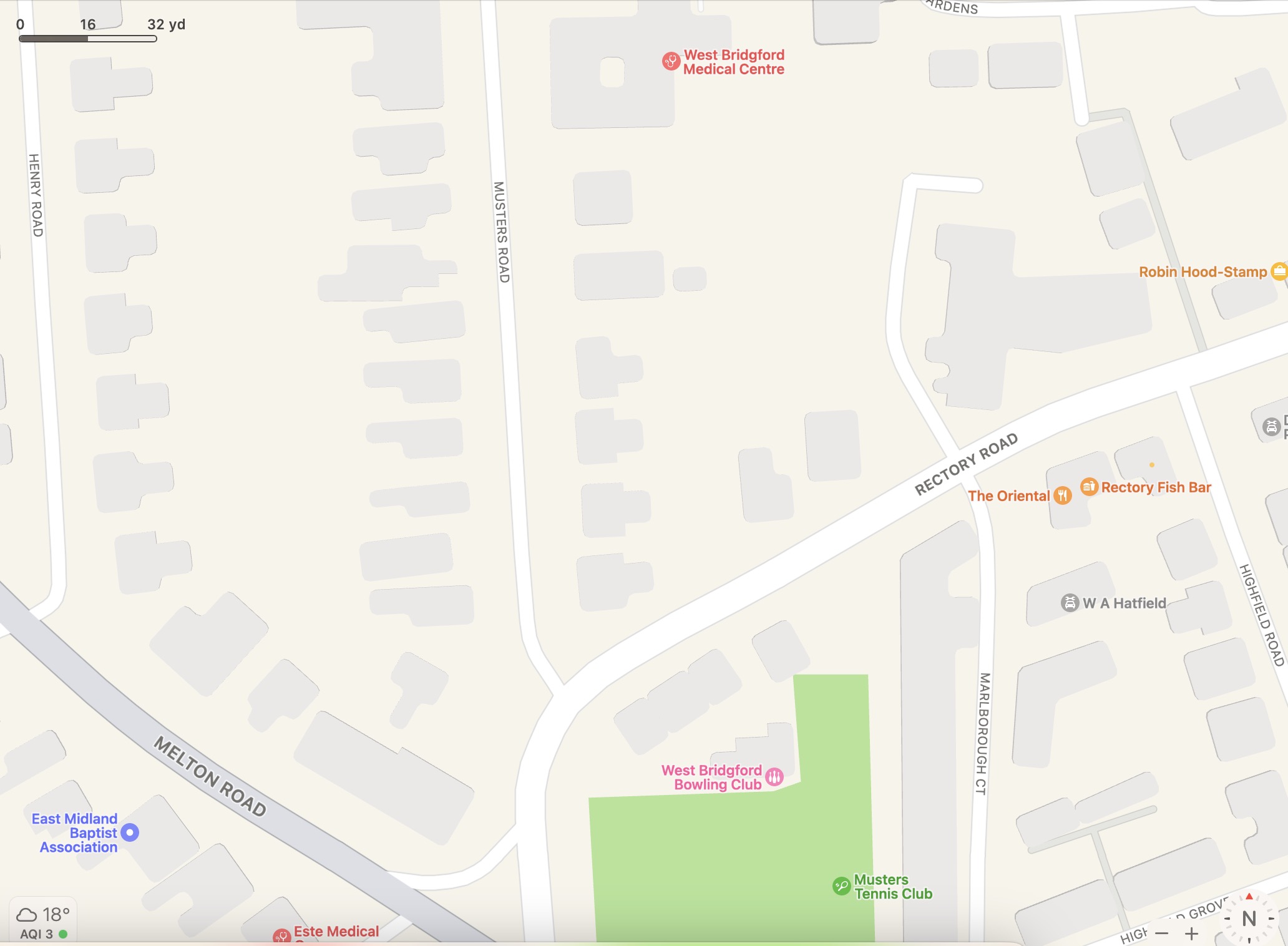 Musters Road at Rectory Road West Bridgford part-closed on Saturday 1 July Screenshot 2023 06 30 at 16.32.04