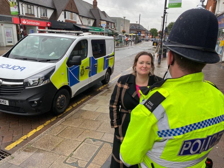 Ruth Edwards MP on the beat with West Bridgford police teams