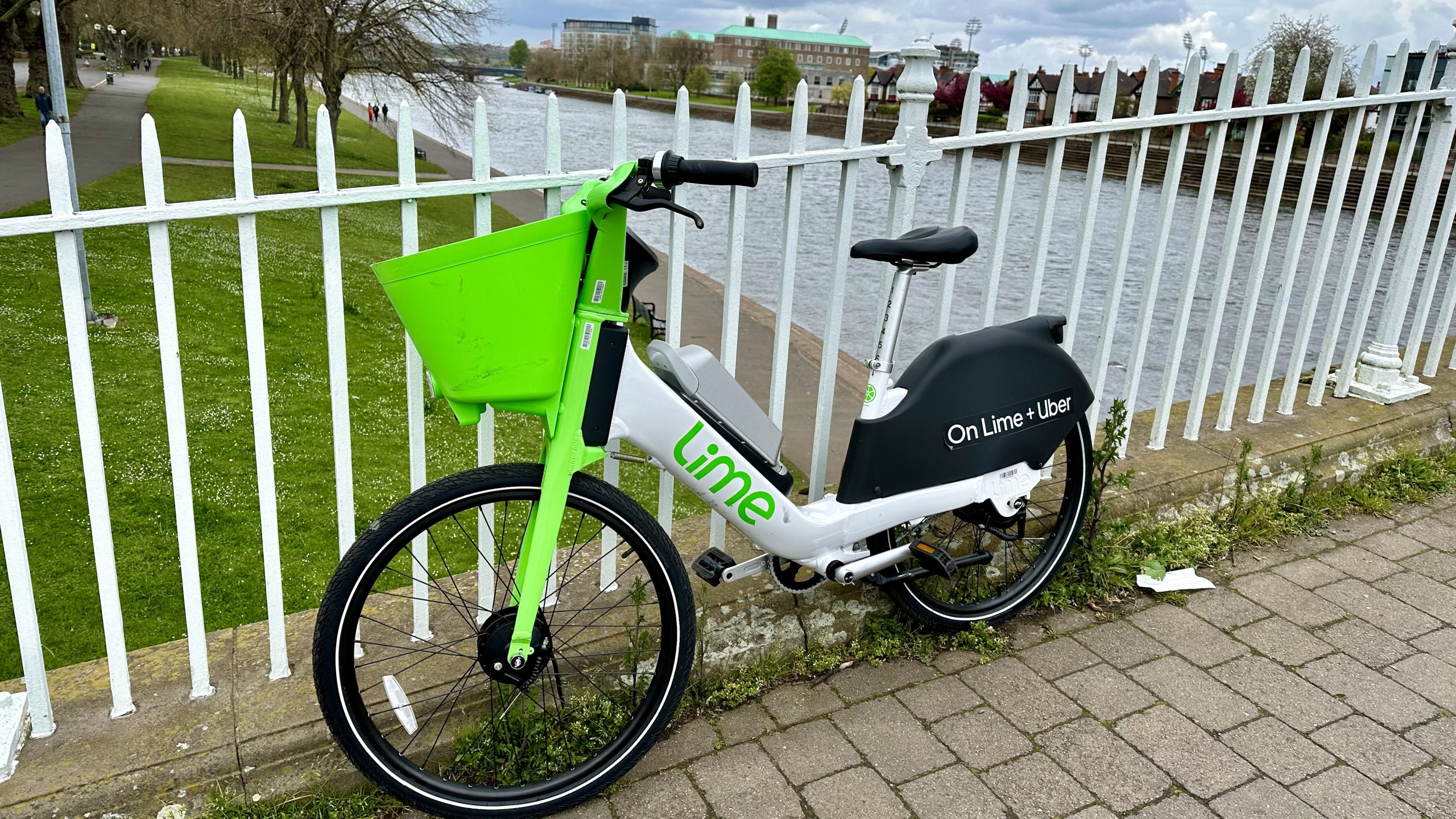 Lime e-bikes 