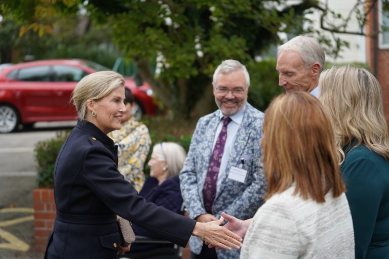 Pictures: HRH Duchess of Edinburgh visits Nottingham NSPCC hub