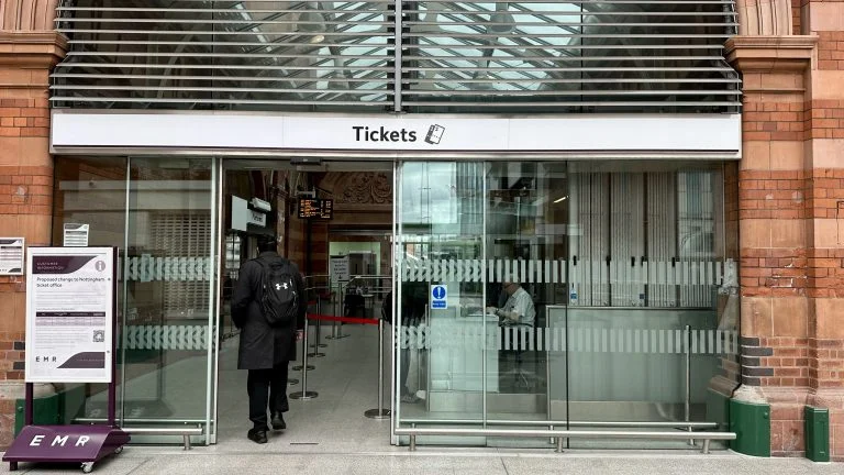 Nottingham Station ticket office