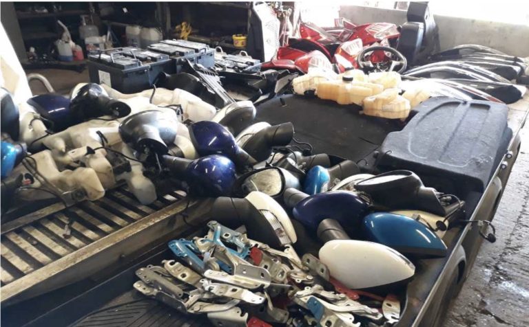 Man with garage full of stolen car parts jailed