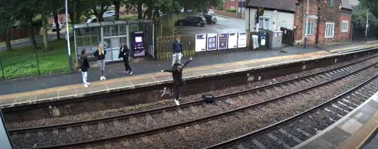 Bingham: Warning to parents as shocking footage shows children playing on railway tracks