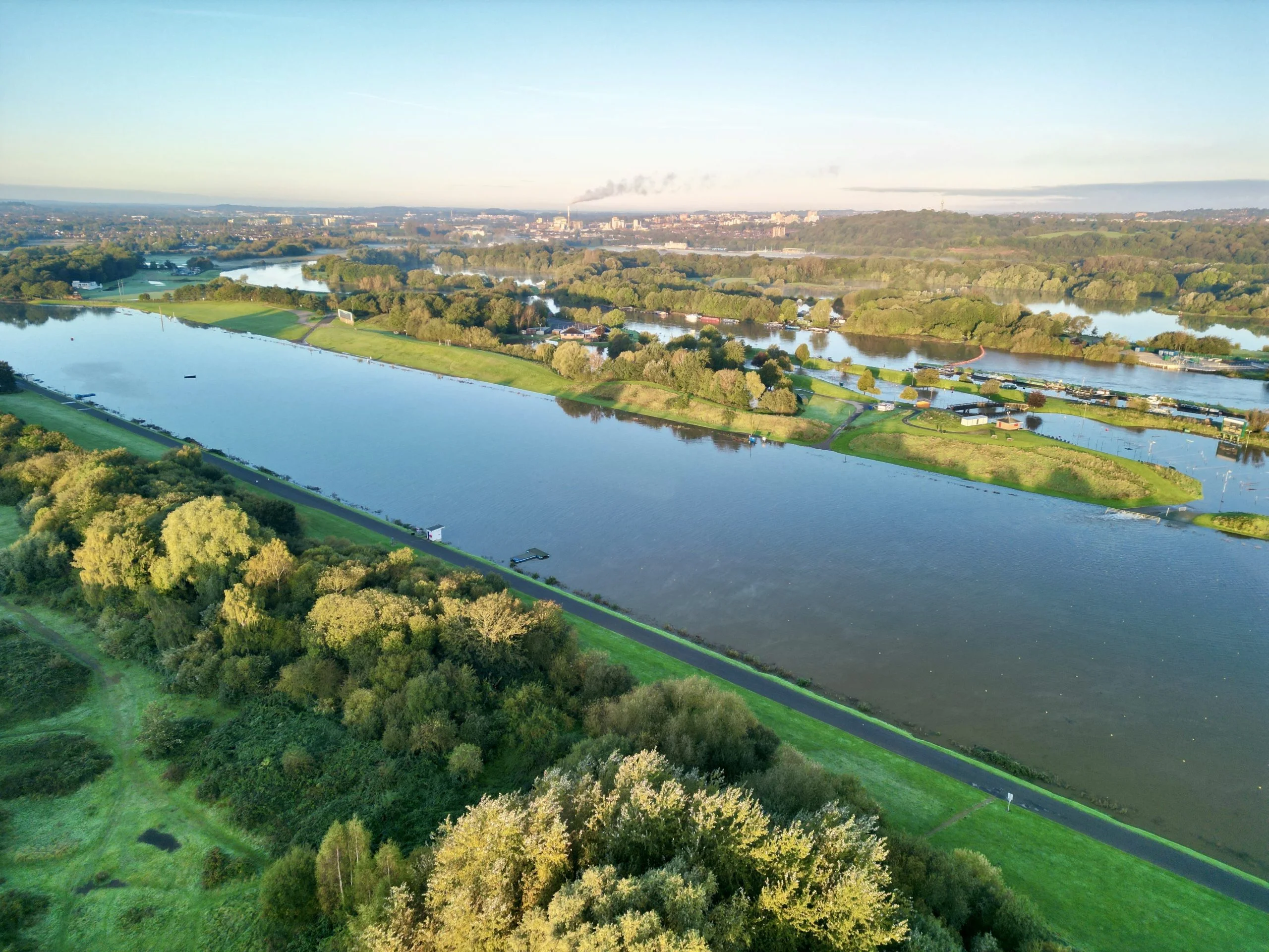 Strictly copyright © westbridgfordwire.com 2023 Drone image Holme Pierrepont