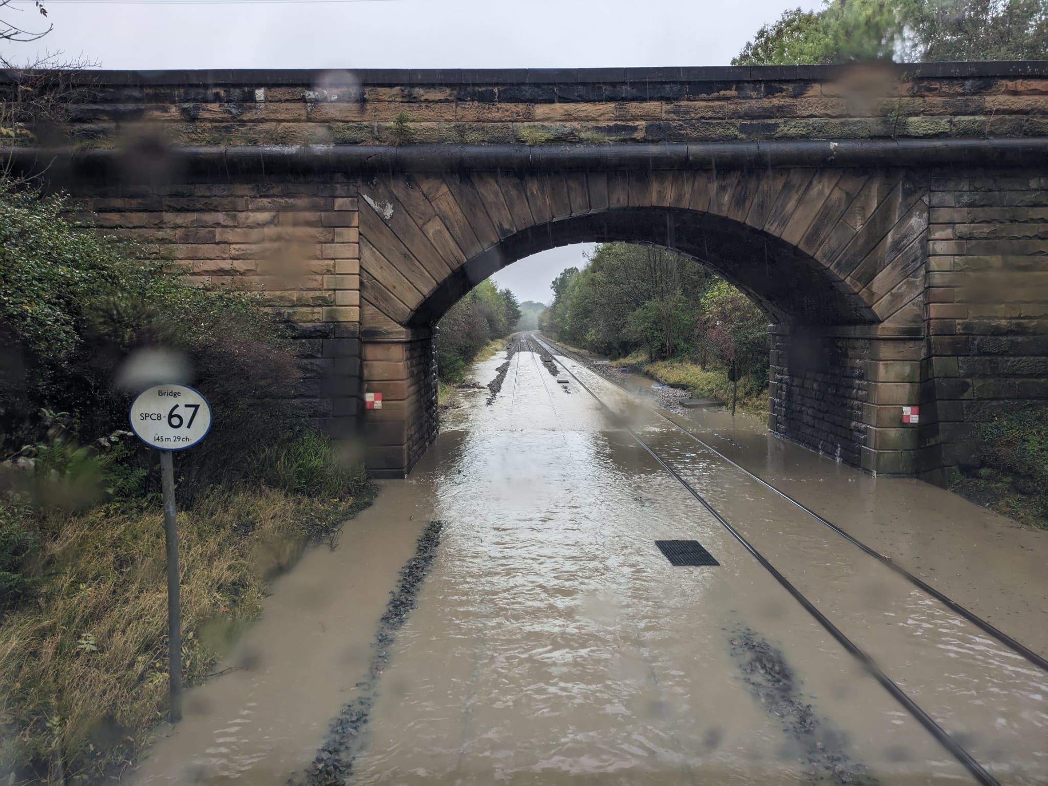 Flooding at Clay Cross Network Rail