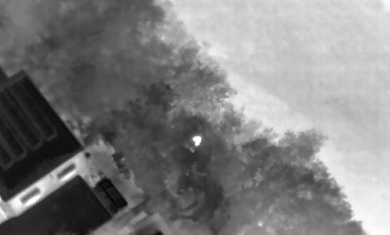 Police use thermal imaging drone to catch suspect