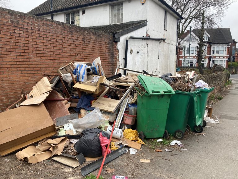 Council could leave fly-tipped waste on Nottingham city streets for longer