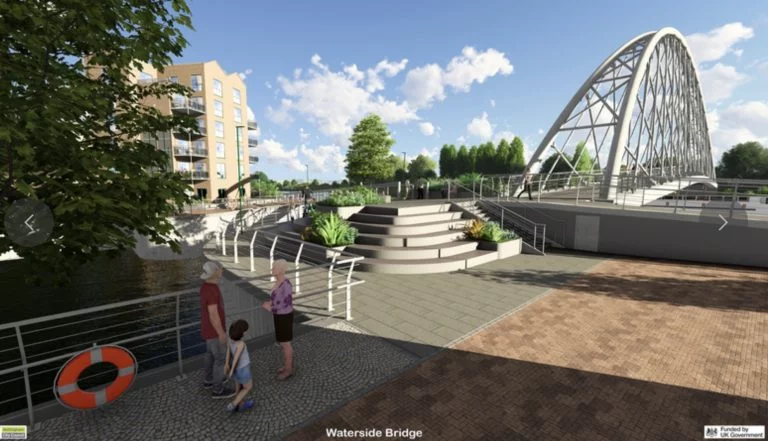 Council reveals new images and fly-through video of new River Trent bridge plans with start date of summer 2024