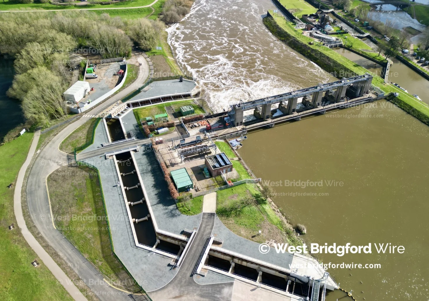 UK's largest Fish Pass officially opened in Colwick fish pass colwick holme sluices © westbridgfordwire.com 2024