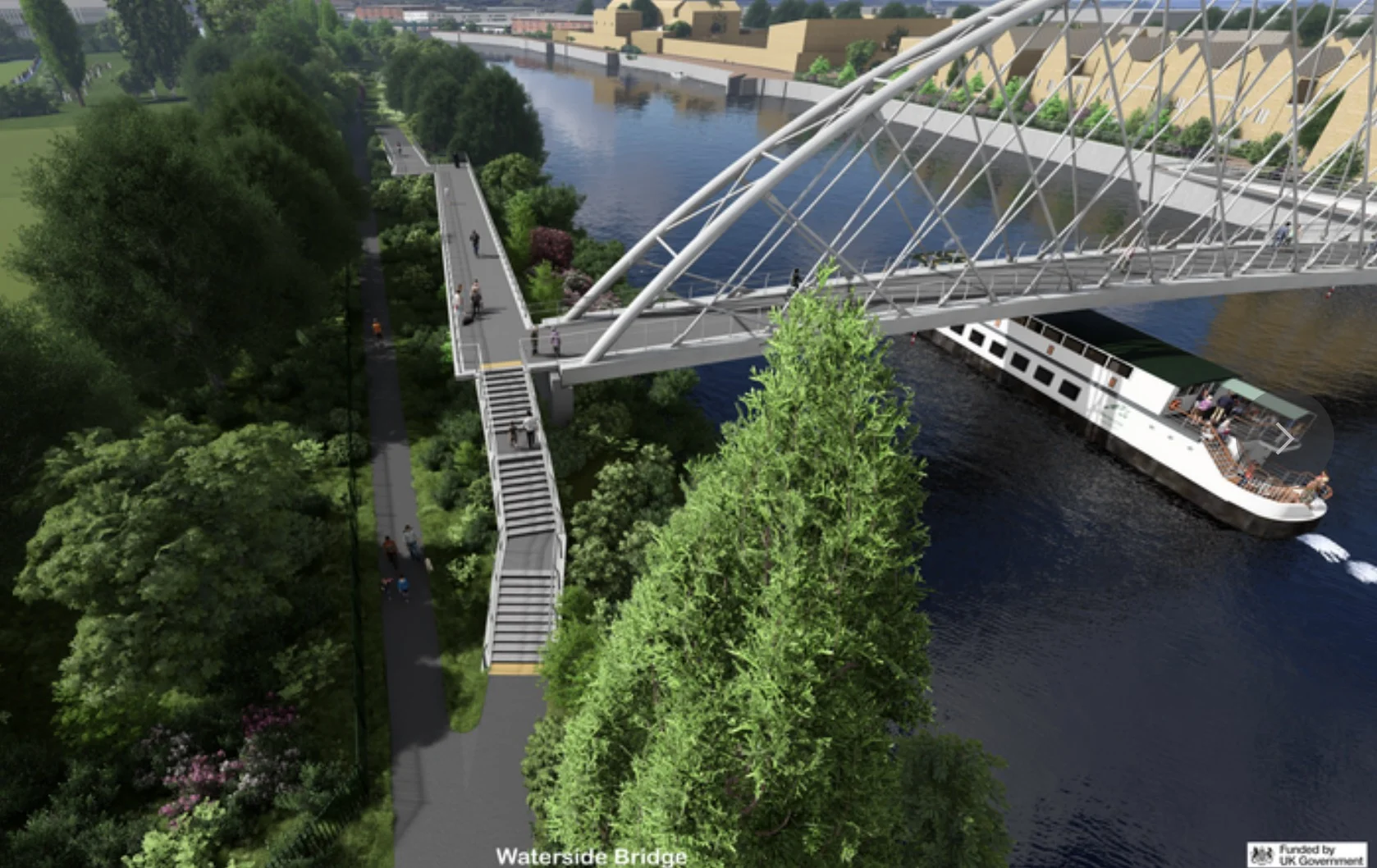 New River Trent 'Waterside Bridge' plans a step closer with huge public support 
