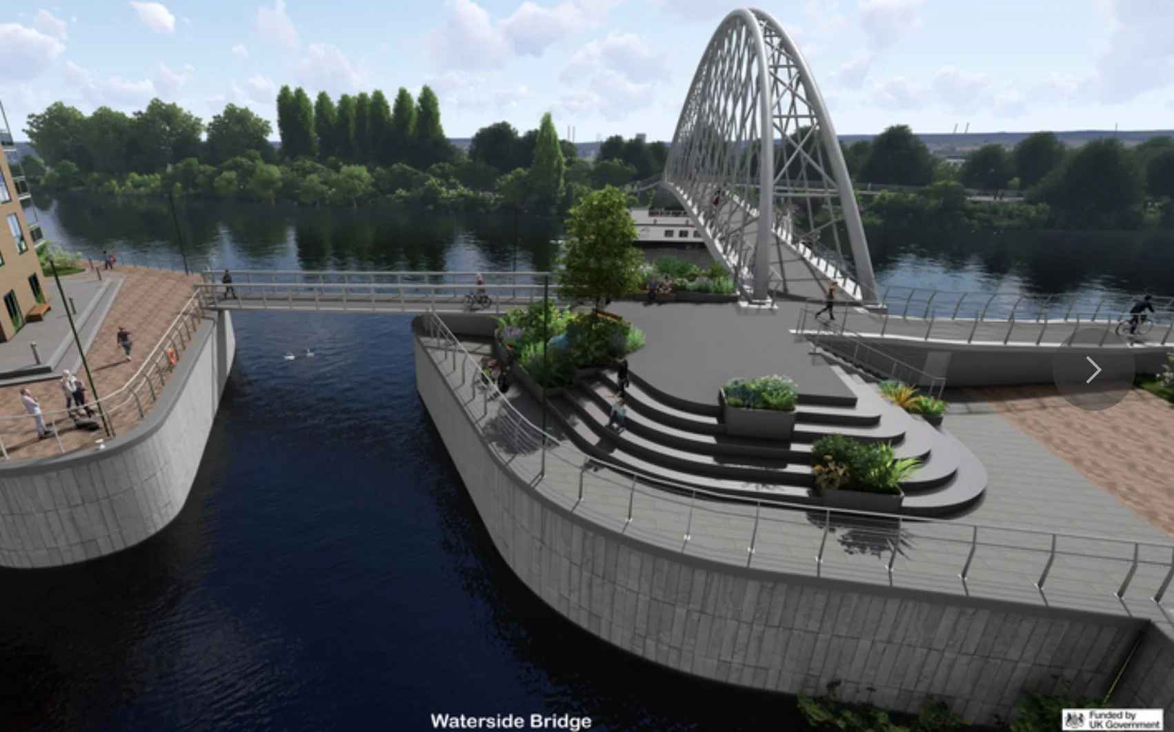 New River Trent 'Waterside Bridge' plans a step closer with huge public support 