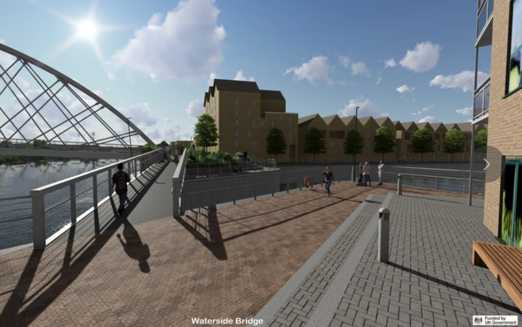 New River Trent 'Waterside Bridge' plans a step closer with huge public support 