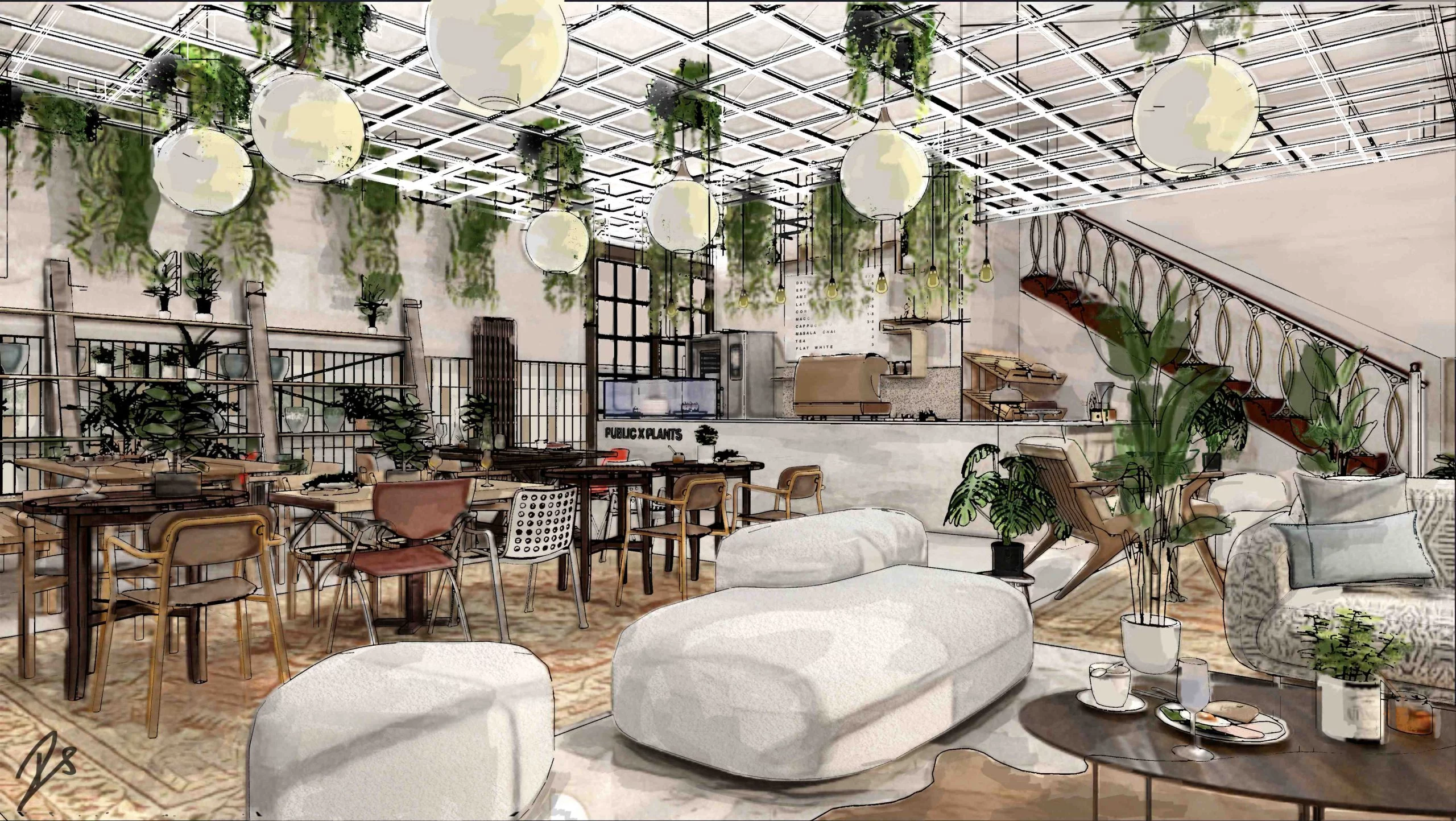 Coffee shop full of houseplants to open at former Nottingham bank premises PublicandPlants1 scaled