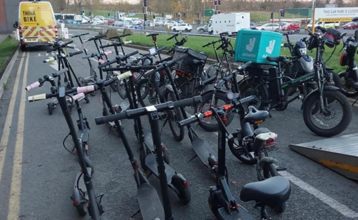Derbyshire police's new approach sees 99 illegal e-scooters seized in a month Screenshot 2024 12 03 at 20.00.25
