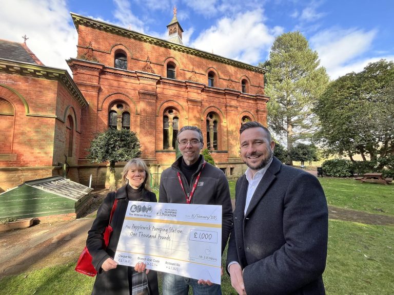 Colwick business donates £1,000 to Papplewick Pumping Station