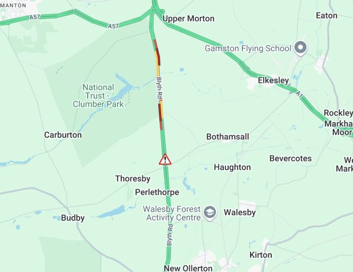 Live updates: A614 near Clumber Park closed both ways - multi-vehicle ...