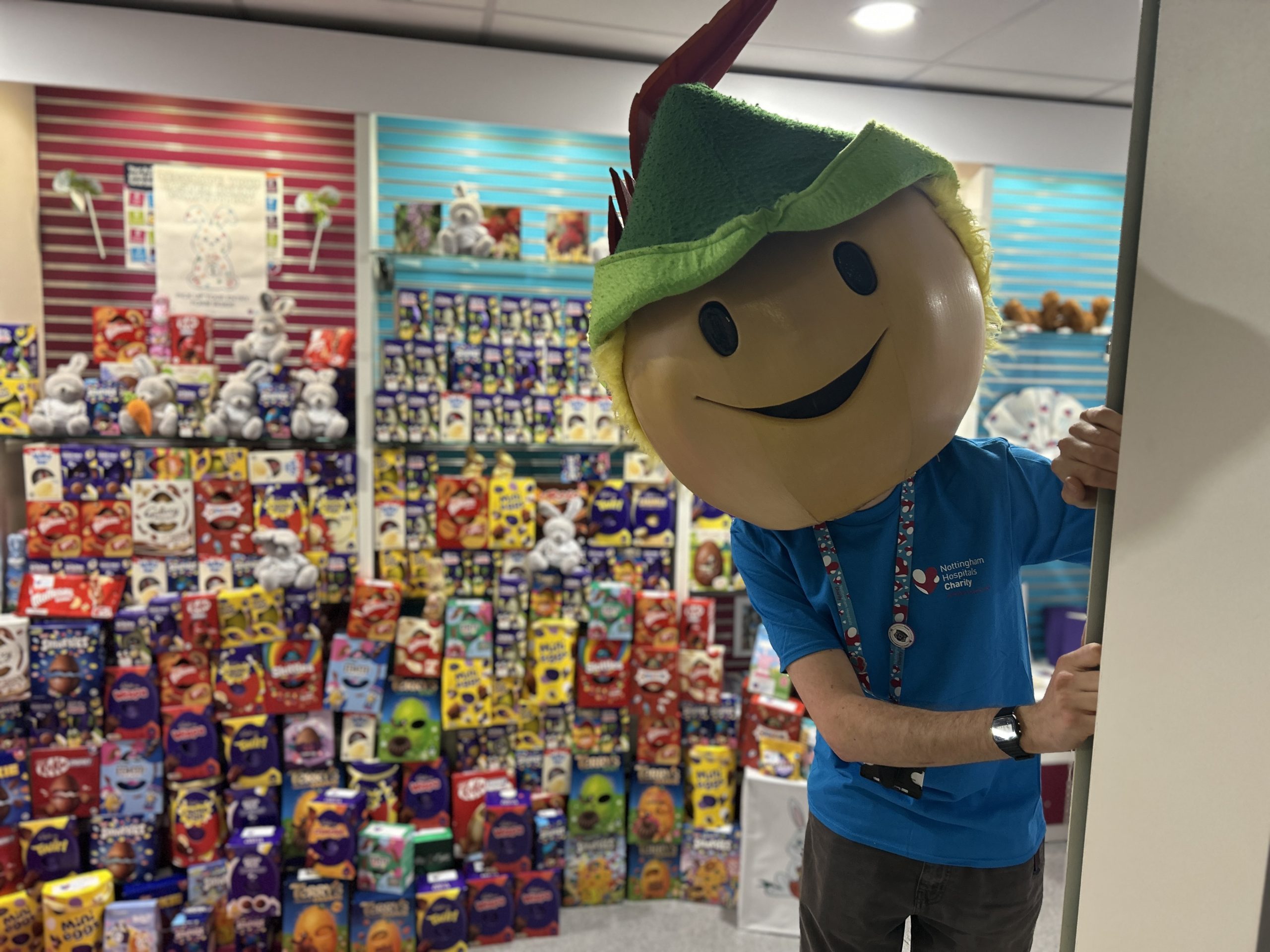Easter egg donations fill the Charity Hub at QMC scaled