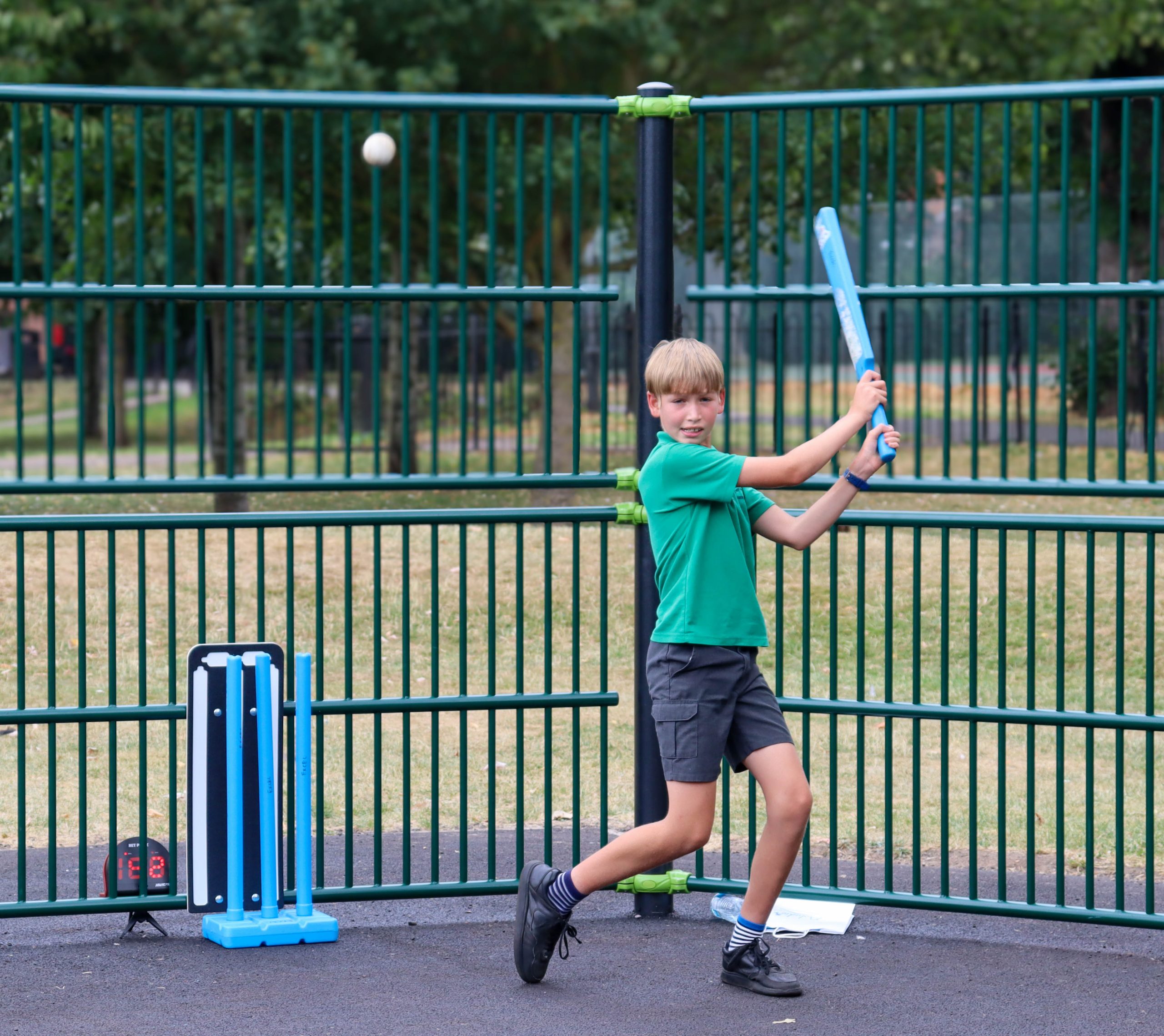 The multi use games area at Bridge Field Teen Park has been upgraded scaled