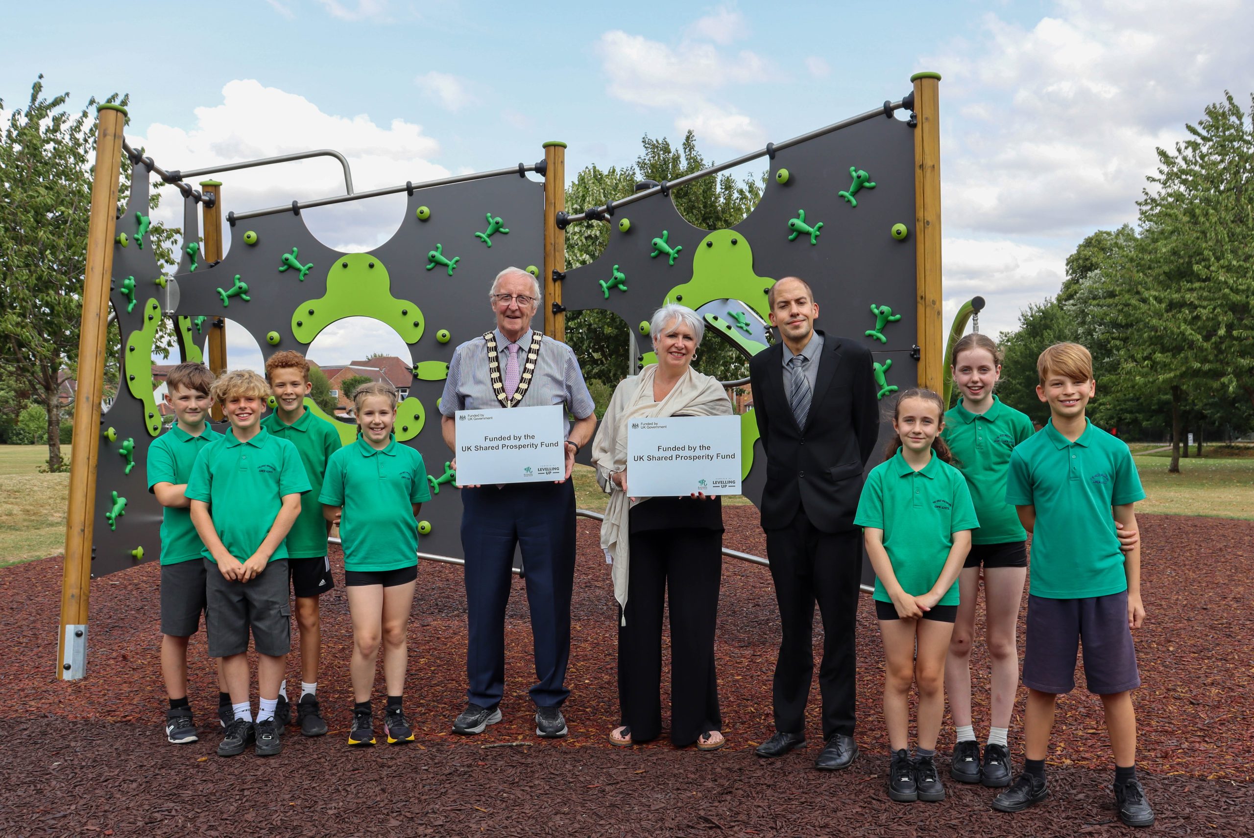 Upgrades to Bridge Field Teen Park have been supported by RBC and the UK Shared Prosperity Fund scaled